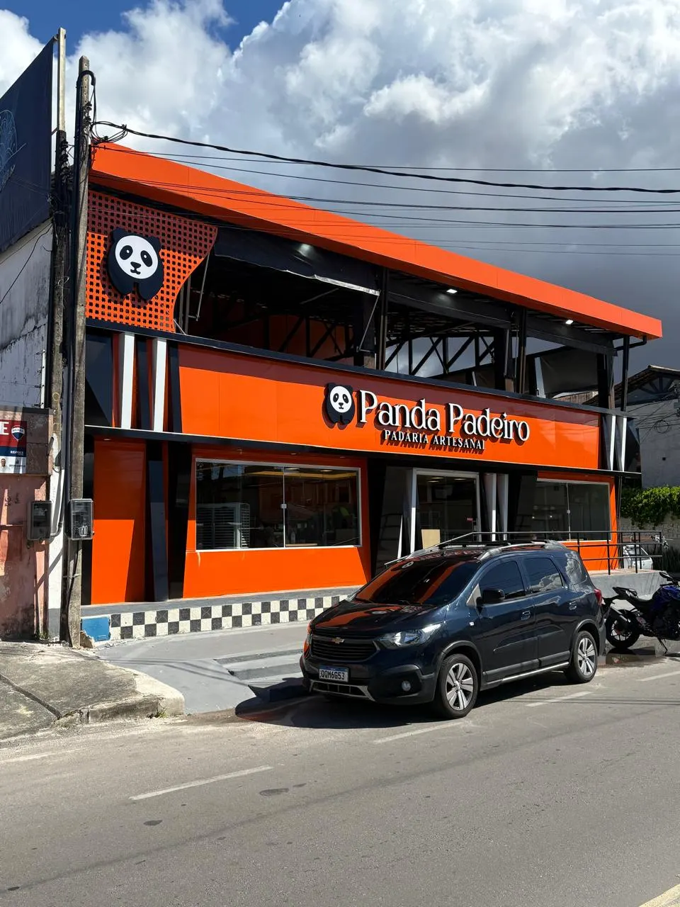 Panda Padeiro — fachada letra caixa Arte Final Brasil